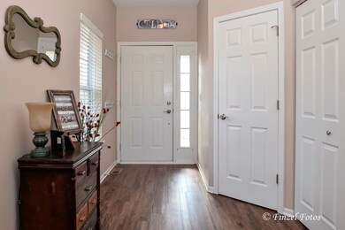 Large coat closet as you enter home.
