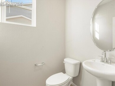 Bathroom with toilet and sink