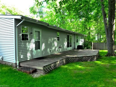 20' x 12' Deck with French Doors from Dining Room.