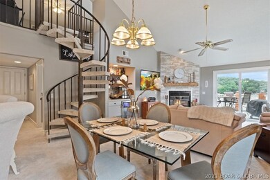 Great room is airy and open!