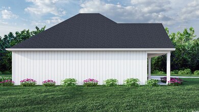 View of home's exterior featuring a yard