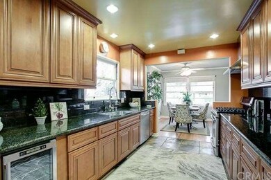 Kitchen view to dining area.