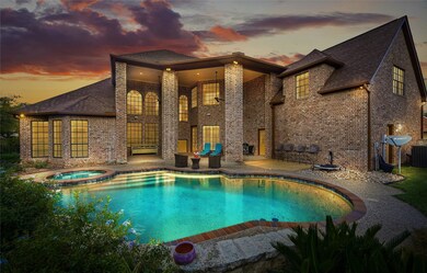Pebble Tec pool in private backyard