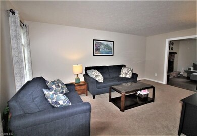 Living Room Opens to the Family Room