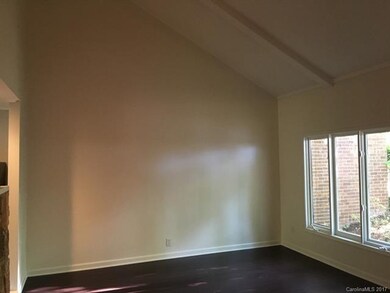 Great Room with vaulted ceiling and bamboo floorin