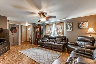 Spacious living room with loads of natural light
