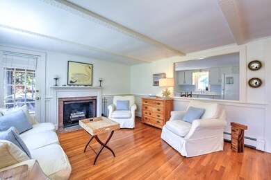 brick fireplace