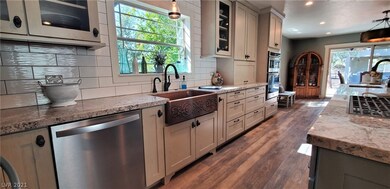 Hammered Copper Sink, 2 Garden Windows + Skylight
