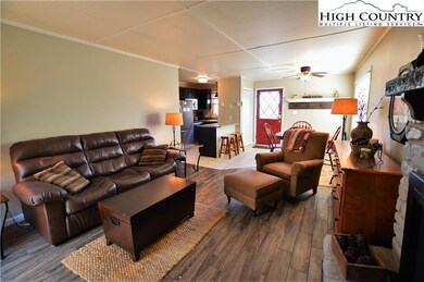 LVP floors and beadboard ceilings