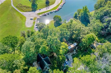 Birdseye View of Treehouse by the Lake