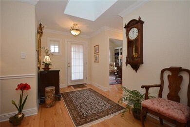 Gleaming hardwood floors.
