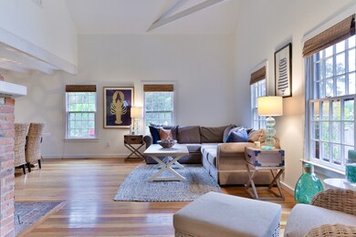 View from foyer into living room