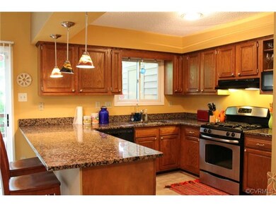 Kitchen - Granite Countertops, Gas Range and Break