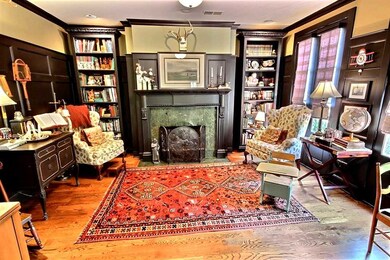 Den/ Office with Fireplace
