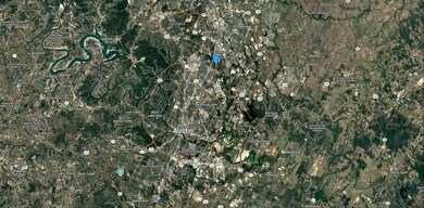 Aerial map of property and surrounding area