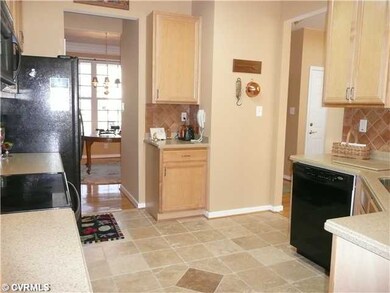 Kitchen - Kitchen with Newer Tile Floor and Backsp