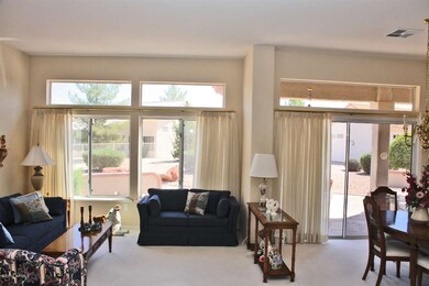 Bright and Airy View of Living Room