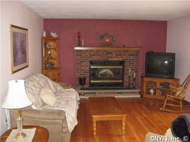 Family Room Family room with Fireplace