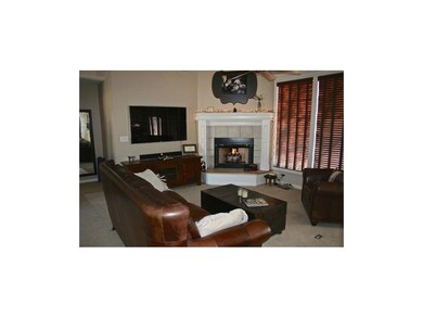 Gas Fireplace with Tile Surround