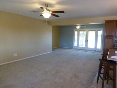 From front door looking thru to AZ room