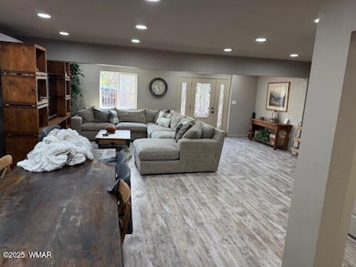 living from the dining room