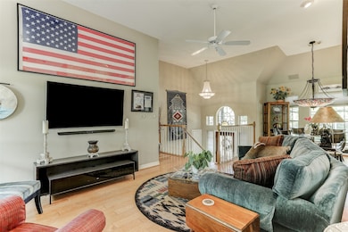 Super den or flex space as you enter the 2nd level of this home.