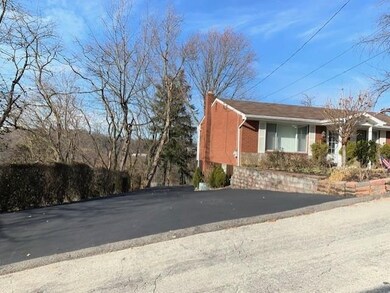 View of extra-wide Driveway.