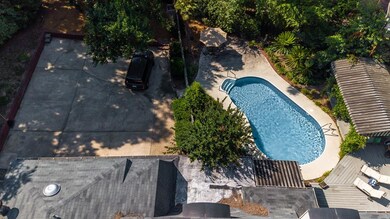 Aerial pool view