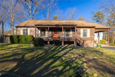  Nice covered front porch that is large enough to
