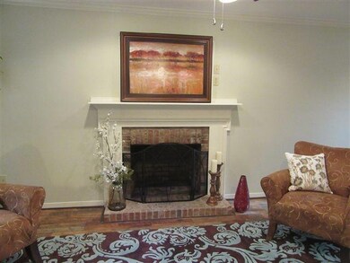 Wood-Burning Fireplace