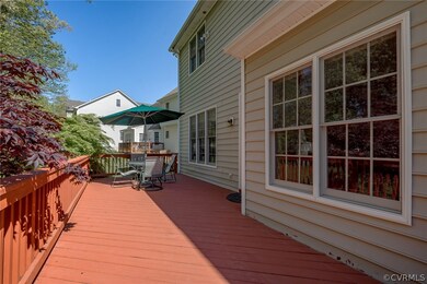 Large Rear Deck off of the Family Room and Kitchen