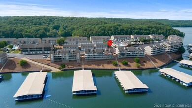 Boat slip is very convenient to this top floor end