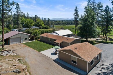 Aerial back of home