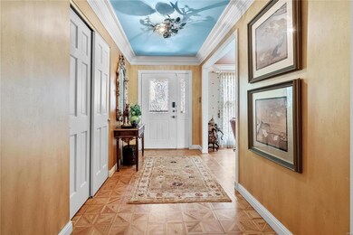 The Front Entry is warm and inviting, featuring a 