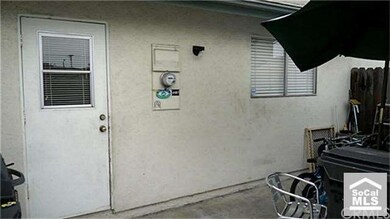 Rear patio