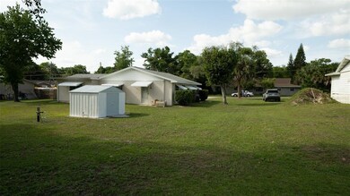 Backyard with Utility Shed