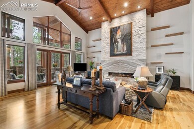 20 foot marble fireplace wall