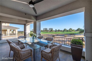 Golf-front covered outdoor patio