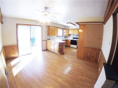 The massive eat-in kitchen provides plenty of spac