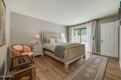 Master Bedroom with entry to patio