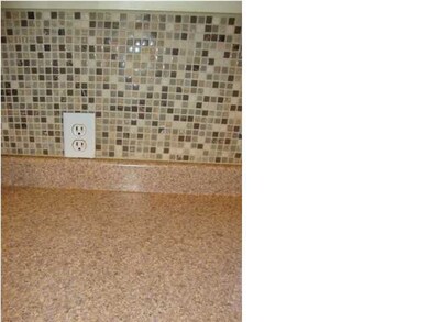 Close up of new backsplash and counter tops
