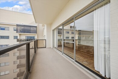 The home has a spectacular balcony running the len