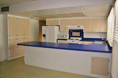 Kitchen and dining area