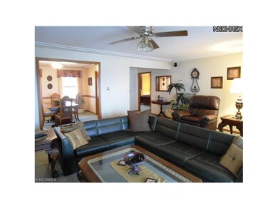 This picture of the Living Room shows the open flo