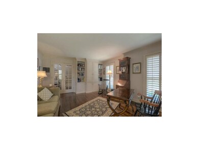 This amazing office boasts beautiful built-in cabi