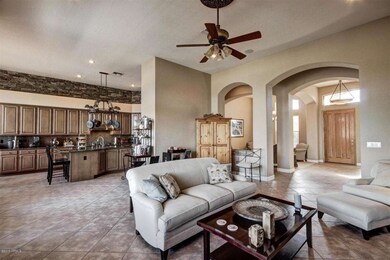 Family Room view to Kitchen