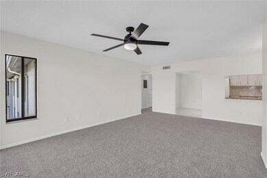 Newly installed ceiling fan