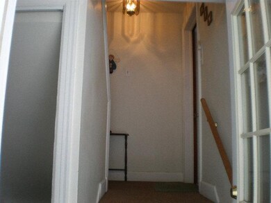 Exterior Front. One enters via the side door where