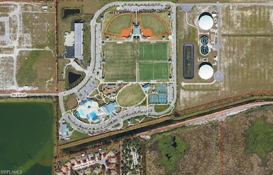 Aerial overview of Big Corkscrew Island Regional Park