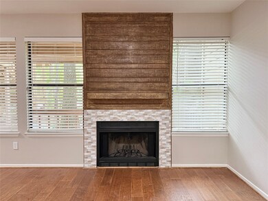 Gas-log fireplace too!
